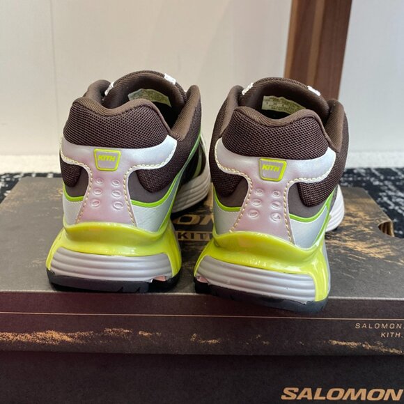 Kith X Salomon Xt Whisper Low Top Running Shoes Unisex Brown Green - Picture 6 of 7